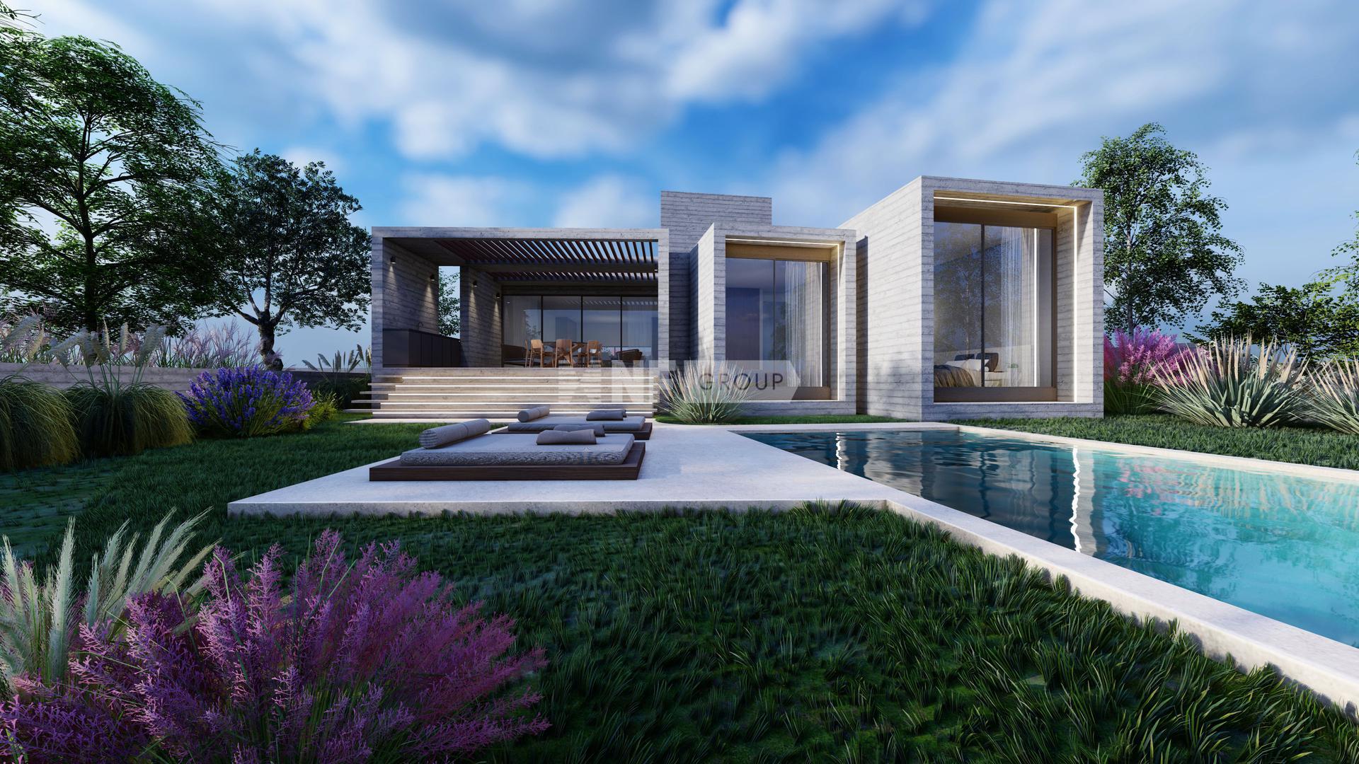 Современная вилла на вершине холма в Пафосе (Picudo Residence Olias homes)