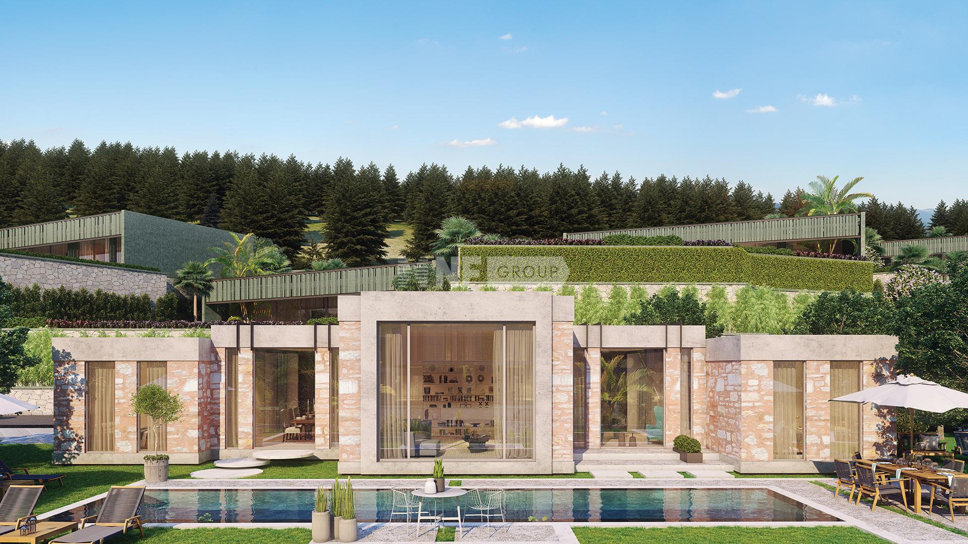 Виллы в элитном районе Бодрума (Cennet Koyu Evleri BO125 Ailas)