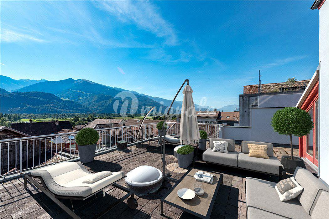 Уникальный пентхаус с видом на горы