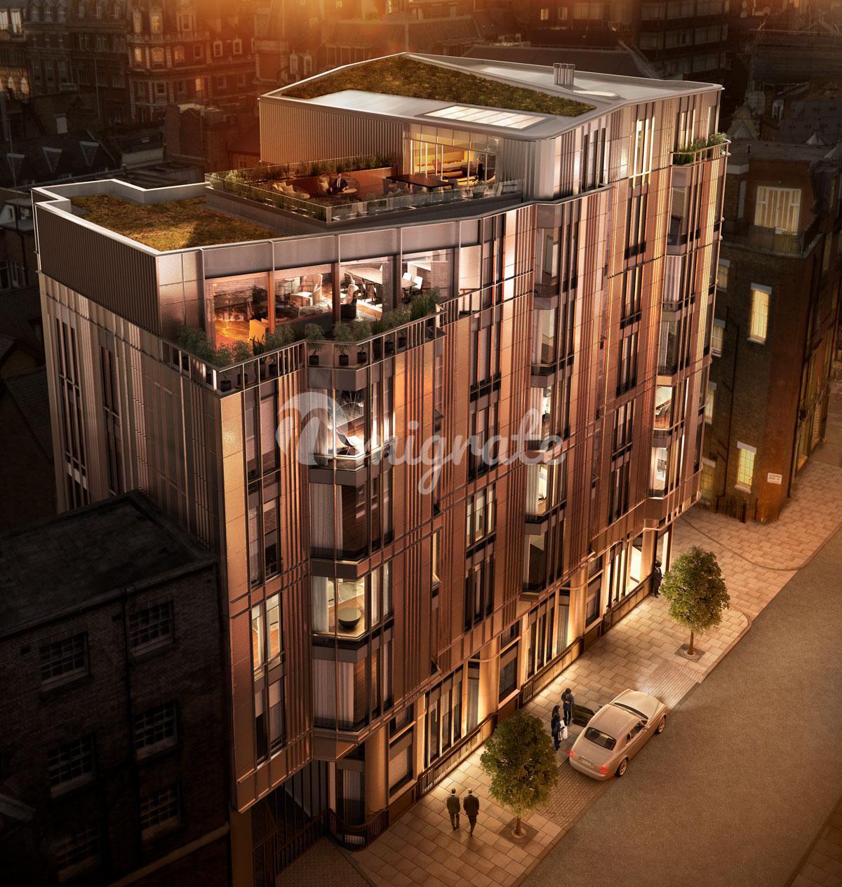 Апартаменты в новом роскошном девелопменте в Марилебон в Лондоне (The Mansion, 9 Marylebone Lane)