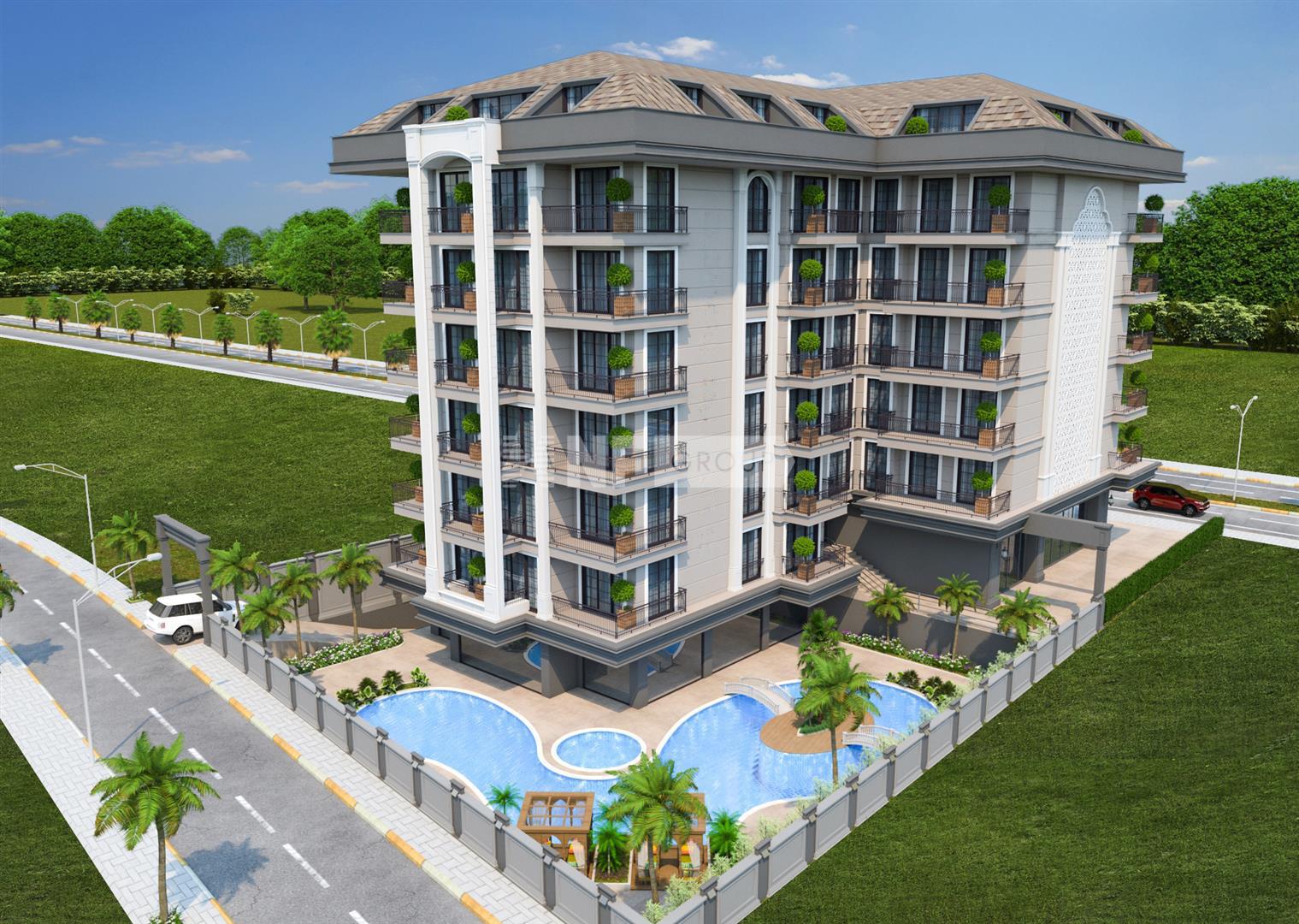 Роскошный жилой комплекс в центре Аланьи (ELIZE 4)