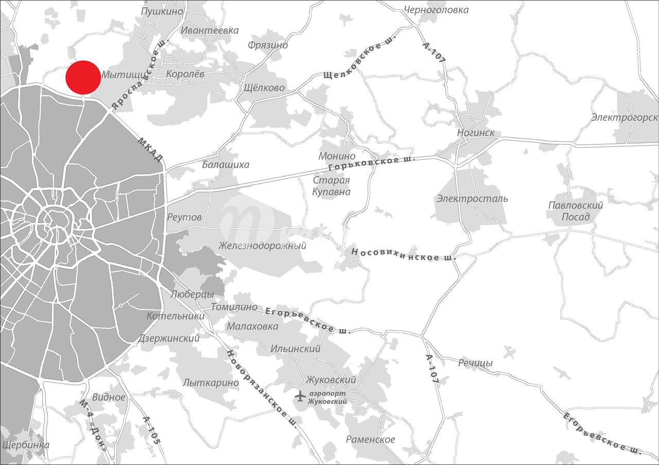 Аренда - СКЛАДСКОЙ КОМПЛЕКС В МЫТИЩАХ, 4880.0 - 6563.0 м², Волковское шоссе,  3 от МКАД в Подмосковье | kf.expert