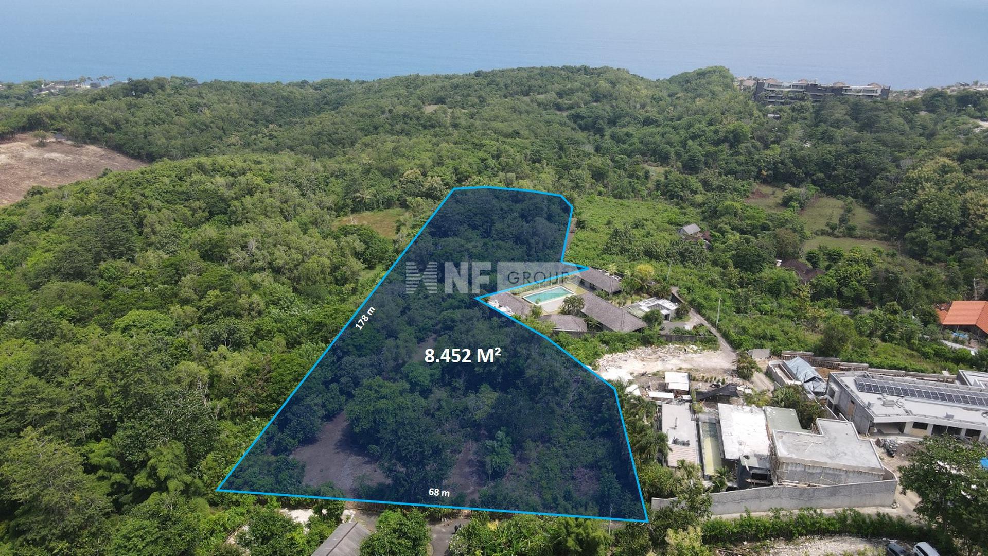 Exceptional Villa Development 8452 sqm Land in Pecatu