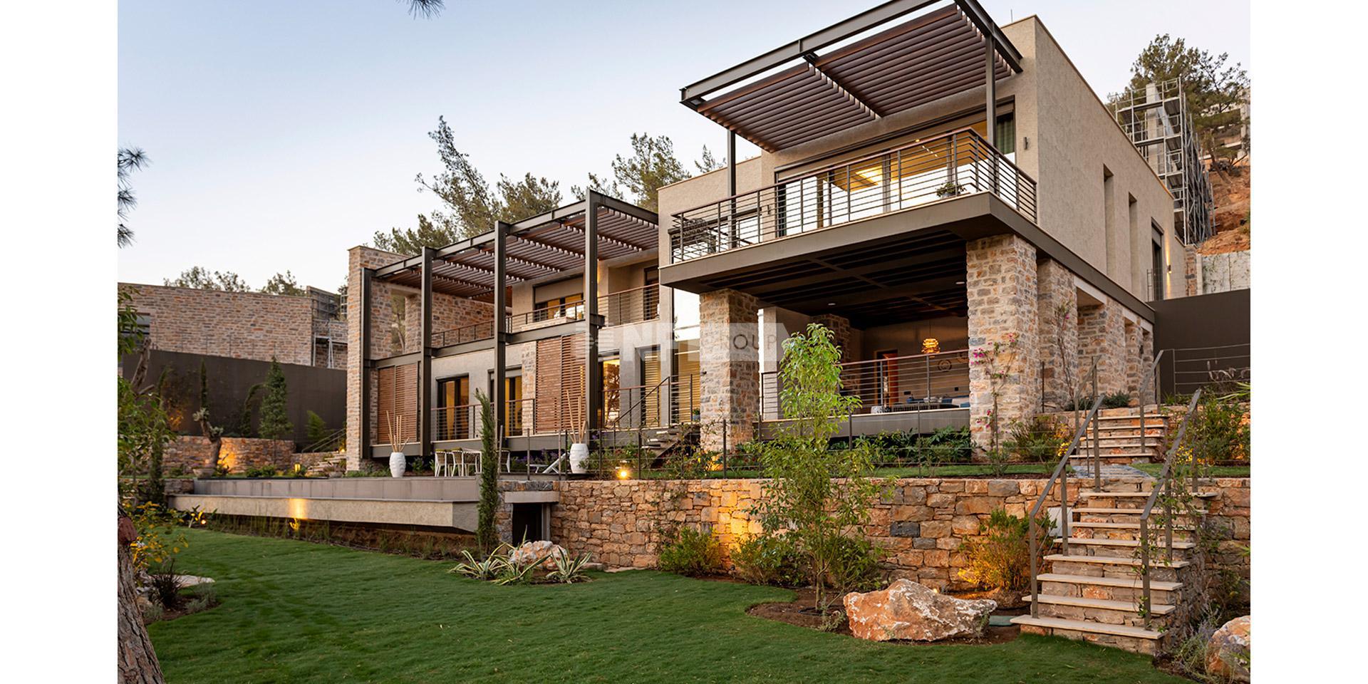 Виллы и апартаменты с видом на Эгейское побережье (Mesa Bodrum Ailas BO135)