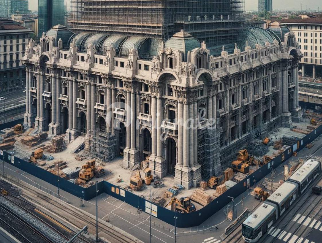 Здание под реконструкцию в отель, рядом с центральным вокзалом Милана (Trevi elite, ID : 0799MI-23C45)