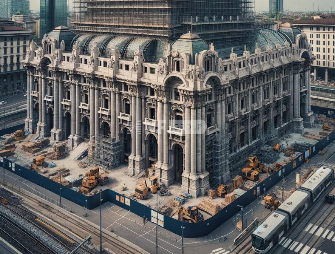 Здание под реконструкцию в отель, рядом с центральным вокзалом Милана (Trevi elite, ID : 0799MI-23C45)