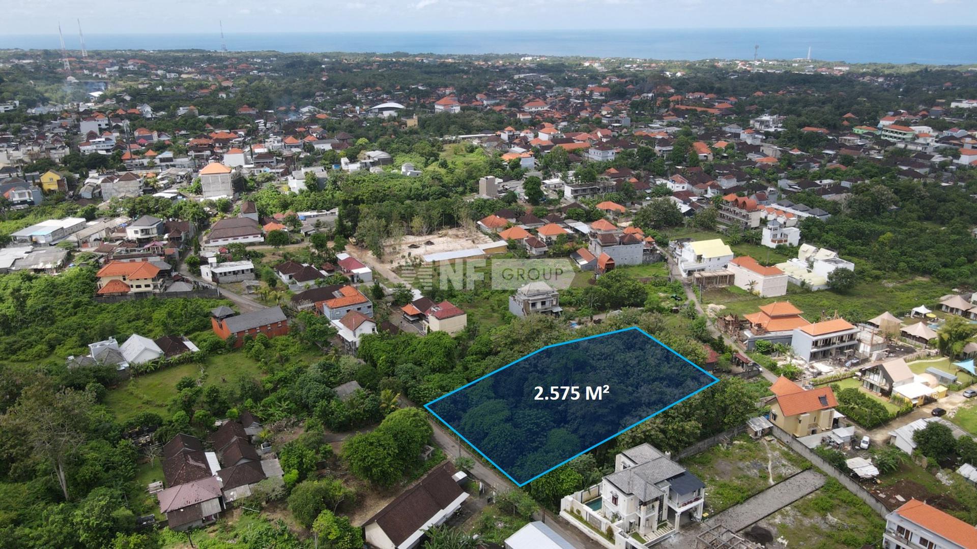 25.75 Are Ungasan Leasehold Land with Main Road Frontage