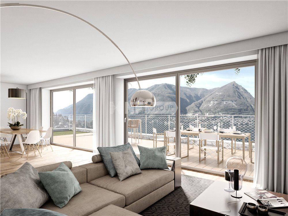 Вилла с панорамными видами на озере Комо