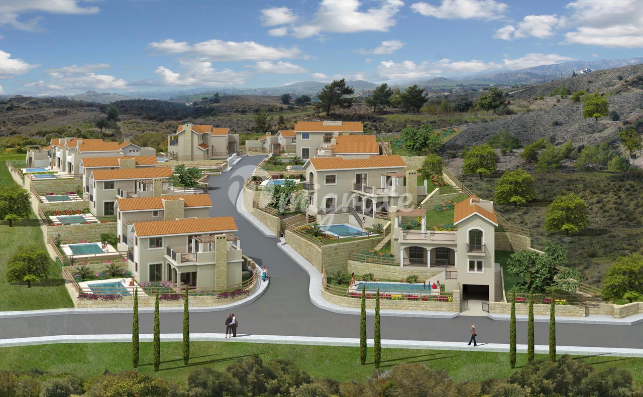 Стильные загородные дома в Лимасоле (Monagroulli hills Aristo)