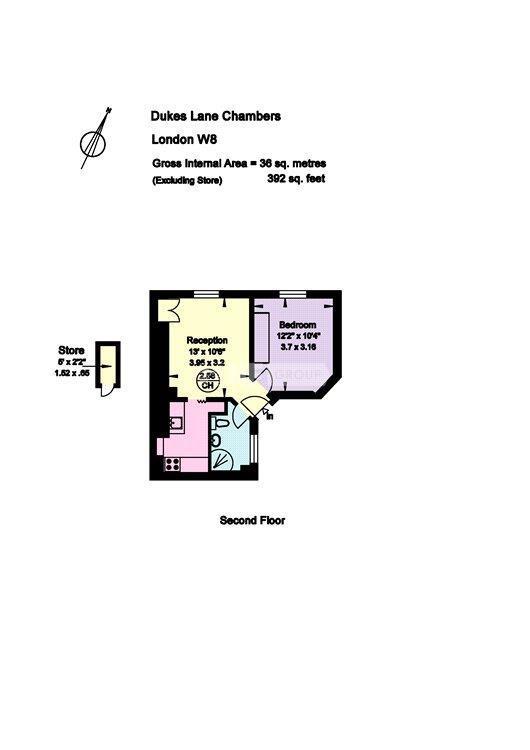 Квартира в Dukes Lane Chambers, Dukes Lane, London, W8