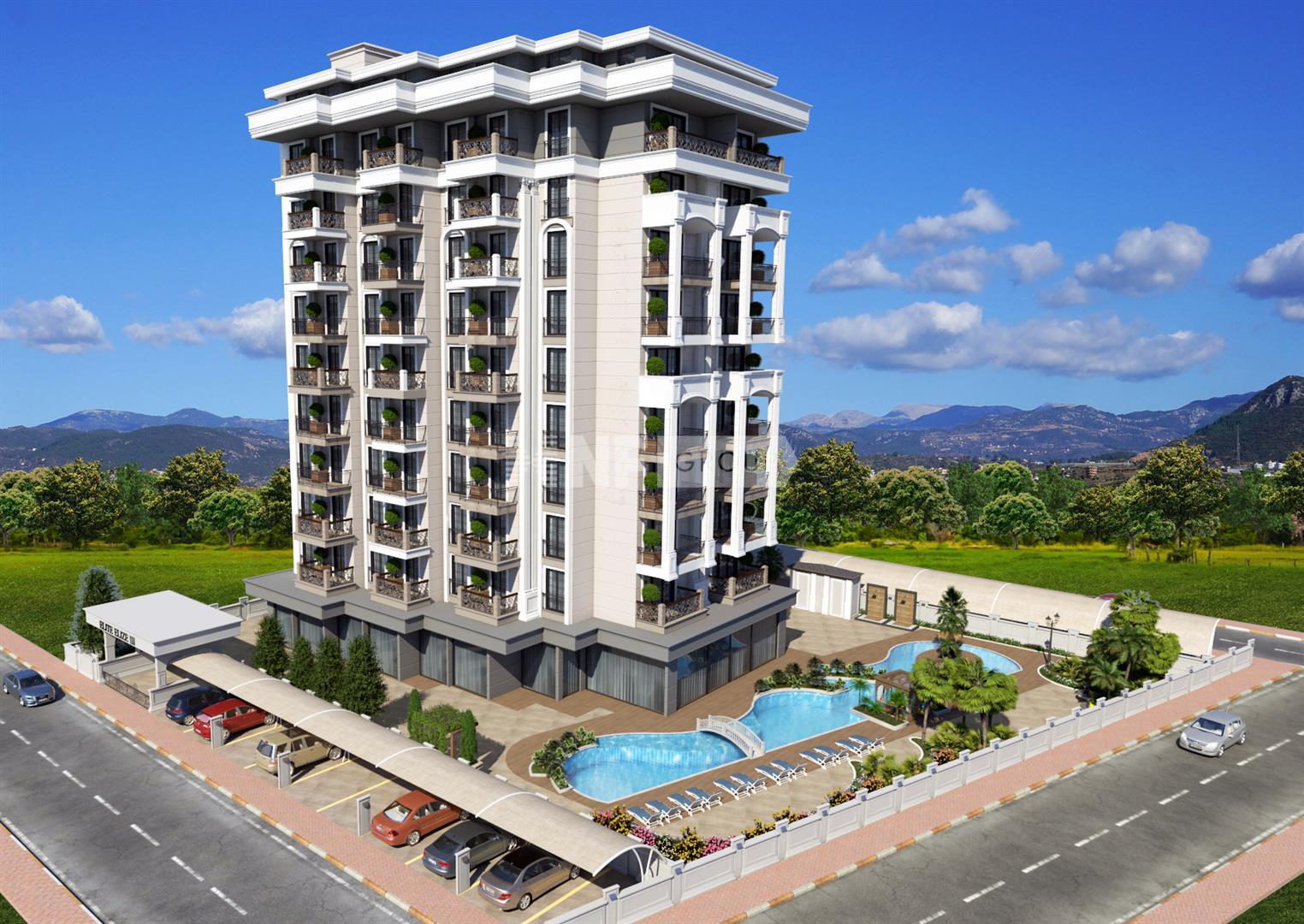 Элитная резиденция в центре Аланьи рядом с морем (ELIZE 3)