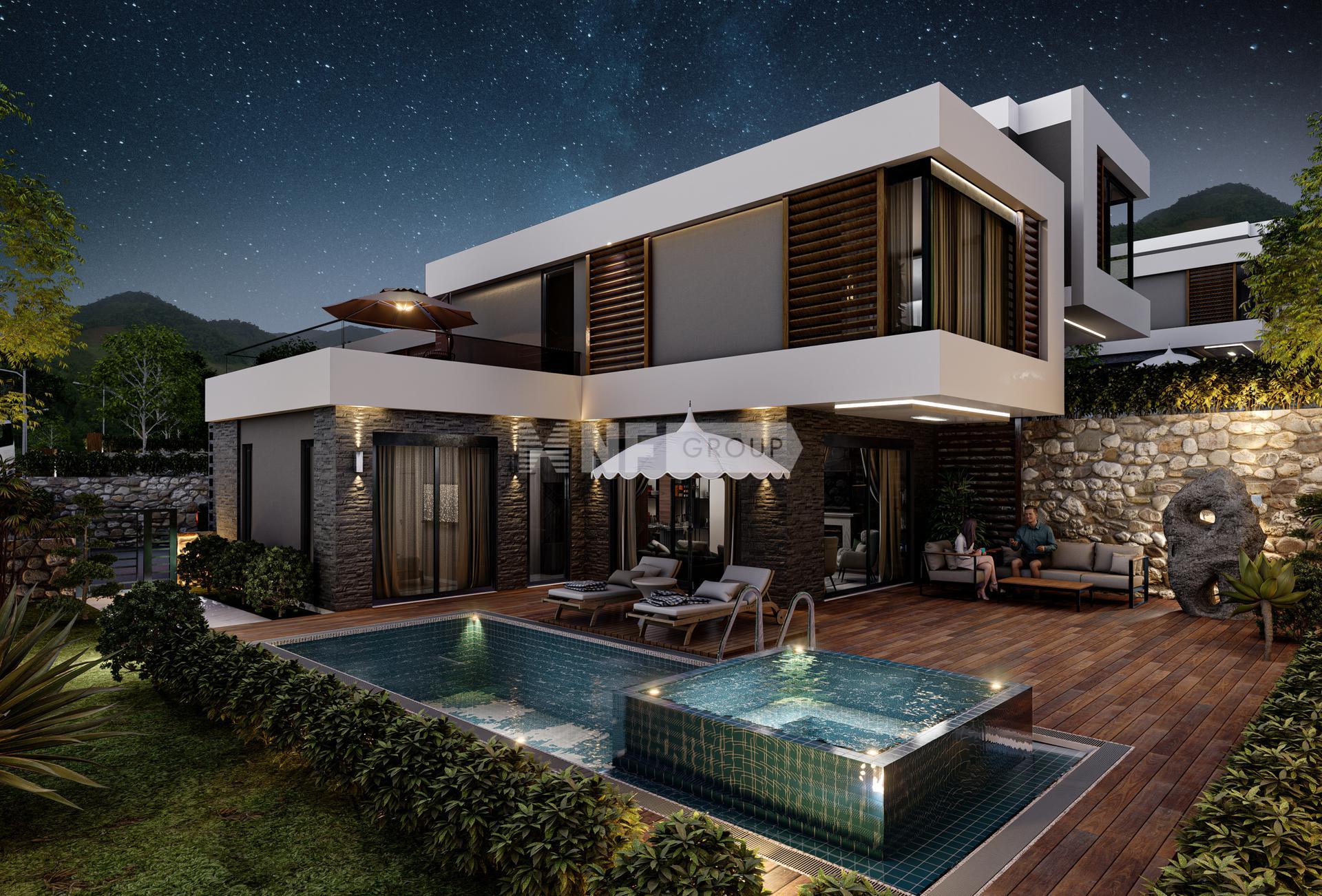 Комплекс вилл в курортном районе Аланьи (Nova Property (Вячеслав Огарков) - виллы №17)