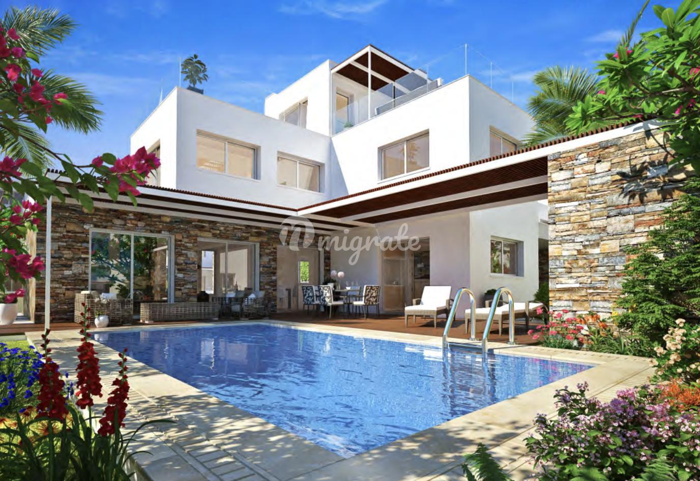 Вилла с 4 спальнями в Героскипу, Пафос
 (4 Bedroom Villa in Geroskipou, Paphos)