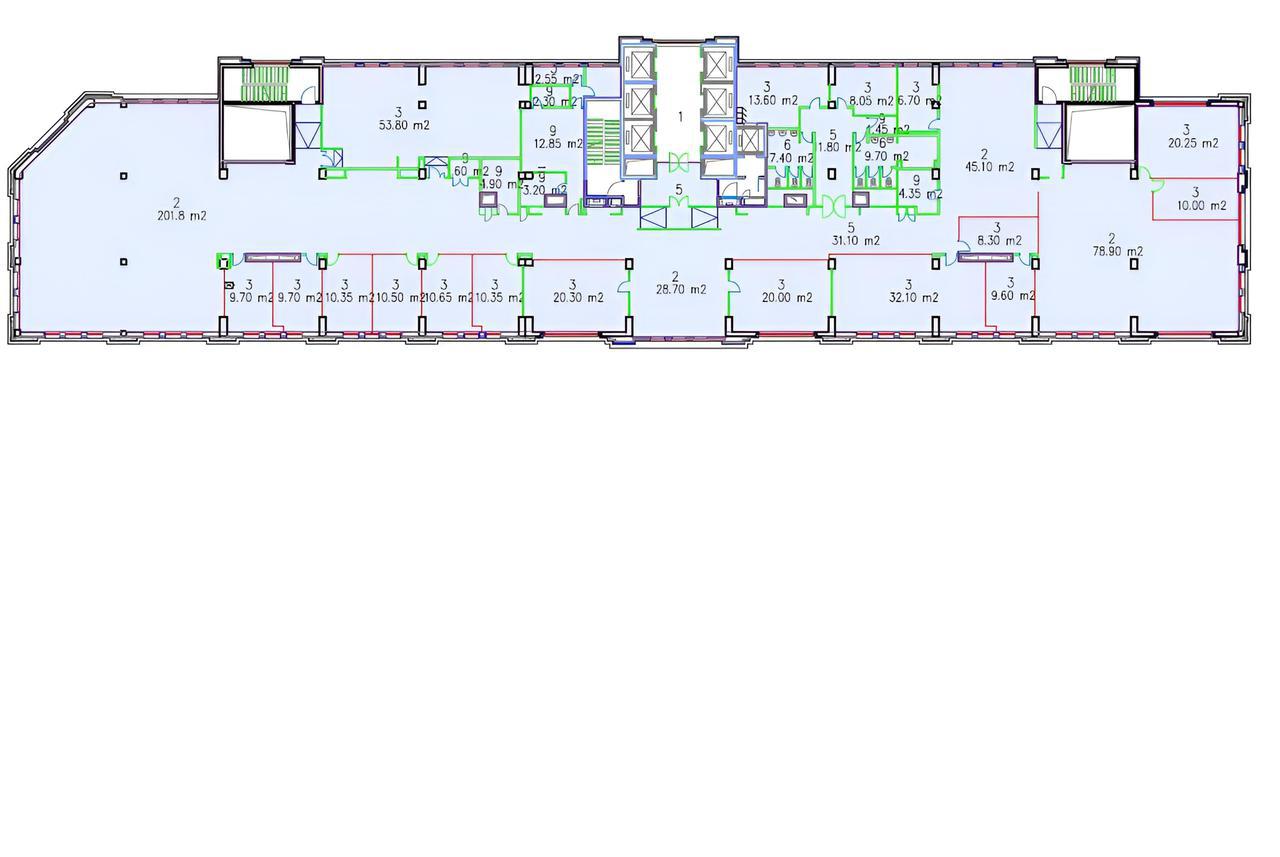 Офисное помещение 1 131 м², 11 этаж - Павелецкая Плаза, Москва | Лот ol11061