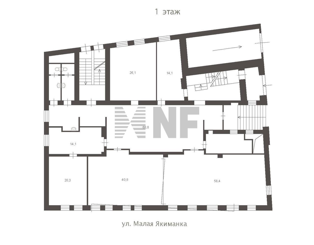 Уникальный 🏠 особняк 1711 м² в Москве по адресу Якиманка М. улица, д. 10,  цена 1 100 000 000 руб. | Лот as42640