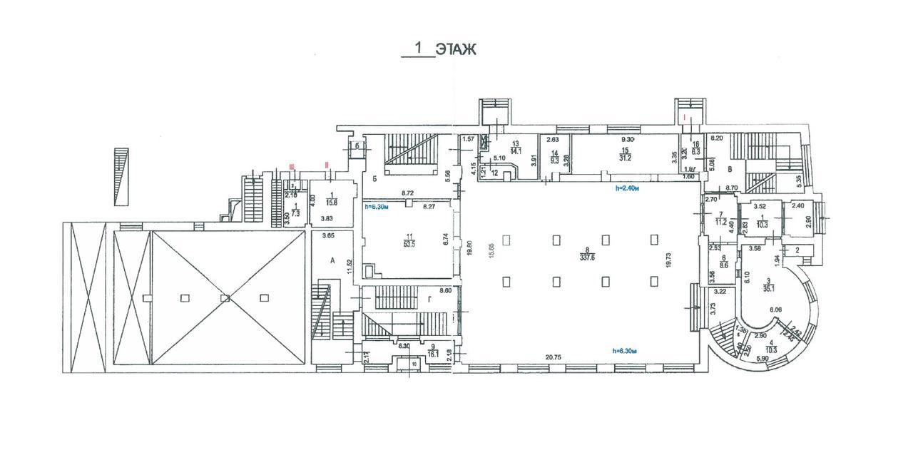 Продаётся офис 4 440 м², -1-7 этаж - ДК Зуева, Москва | Лот os16106