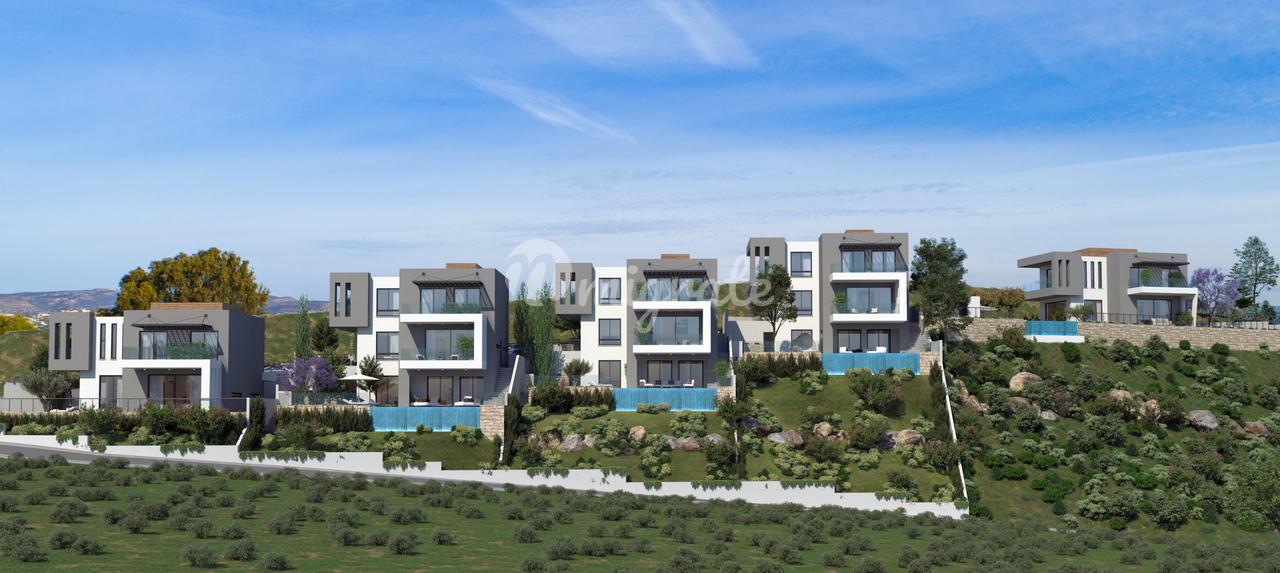 Престижный комплекс вилл с видом на море в пригороде Пафоса (Lofos heights (Domenica group))