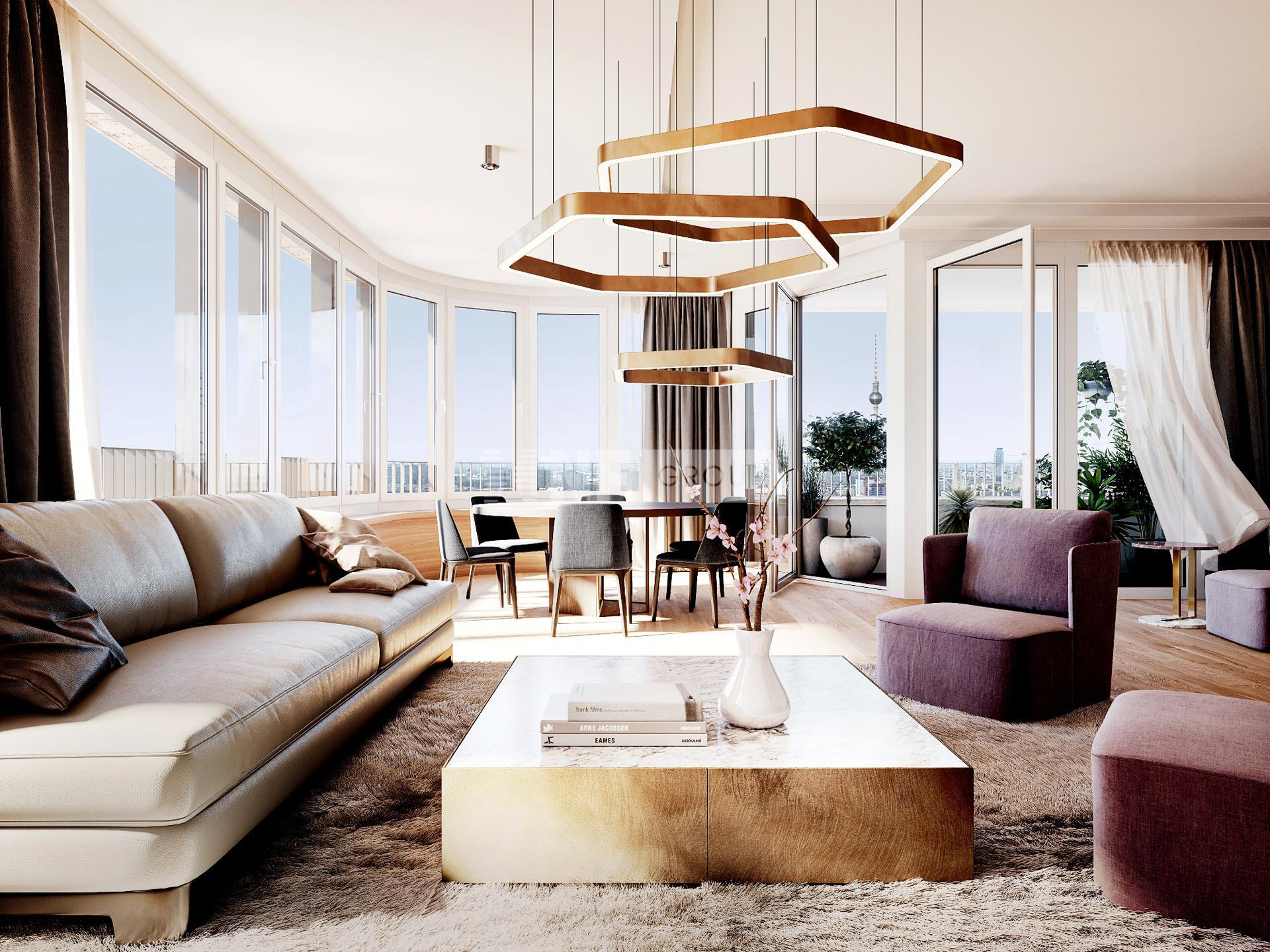 Квартира с панорамным видом (Upside Berlin)