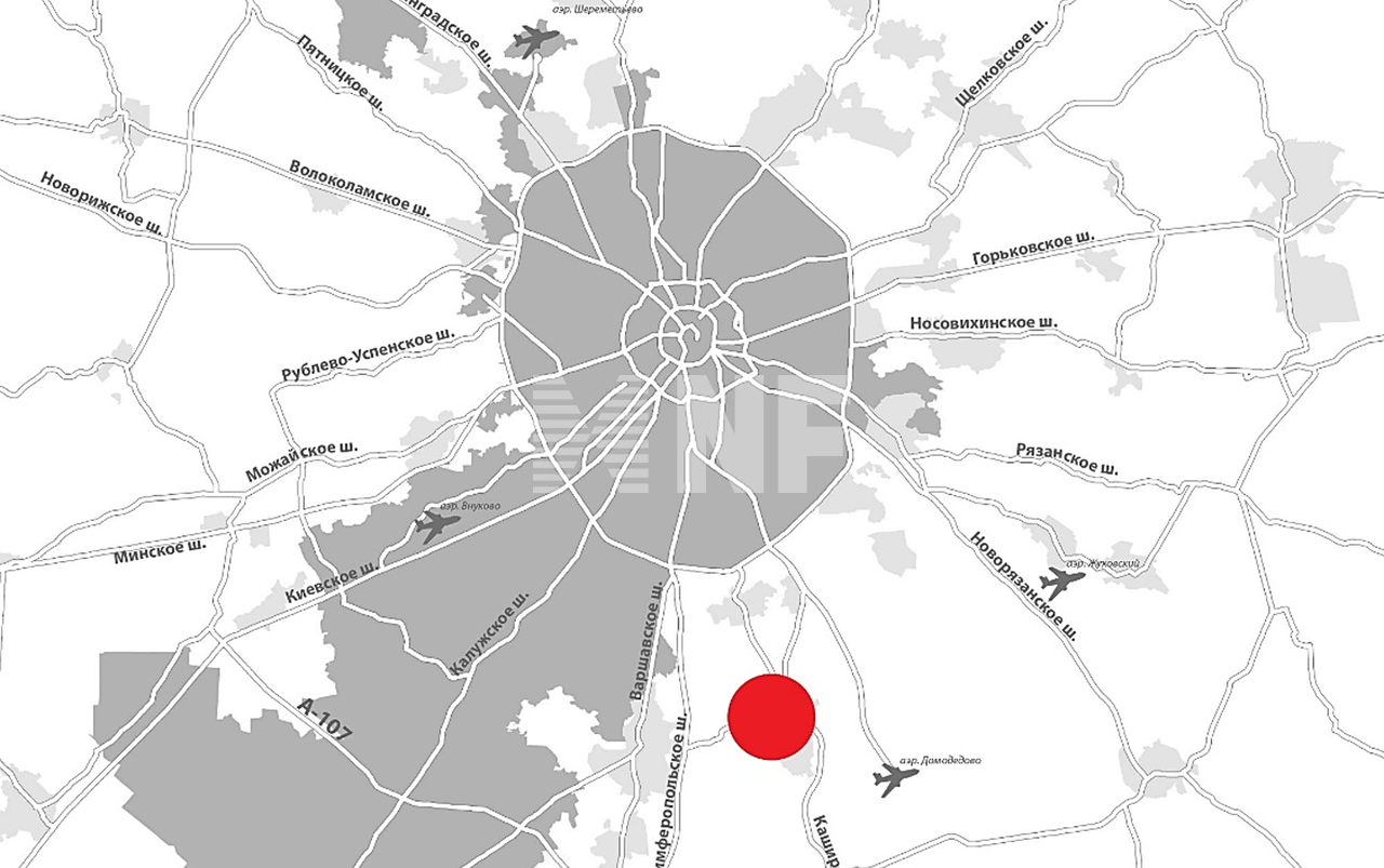 Аренда - Складской комплекс Домодедово, 11000.0 - 22990.0 м²Северный мкр,  Логистическая ул., соор 1/17 в Подмосковье | kf.expert