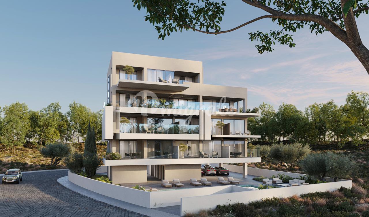 Пентхаус с 2 спальнями в Юниверсал, Пафос
 (2 Bedroom Penthouse in Universal, Paphos)