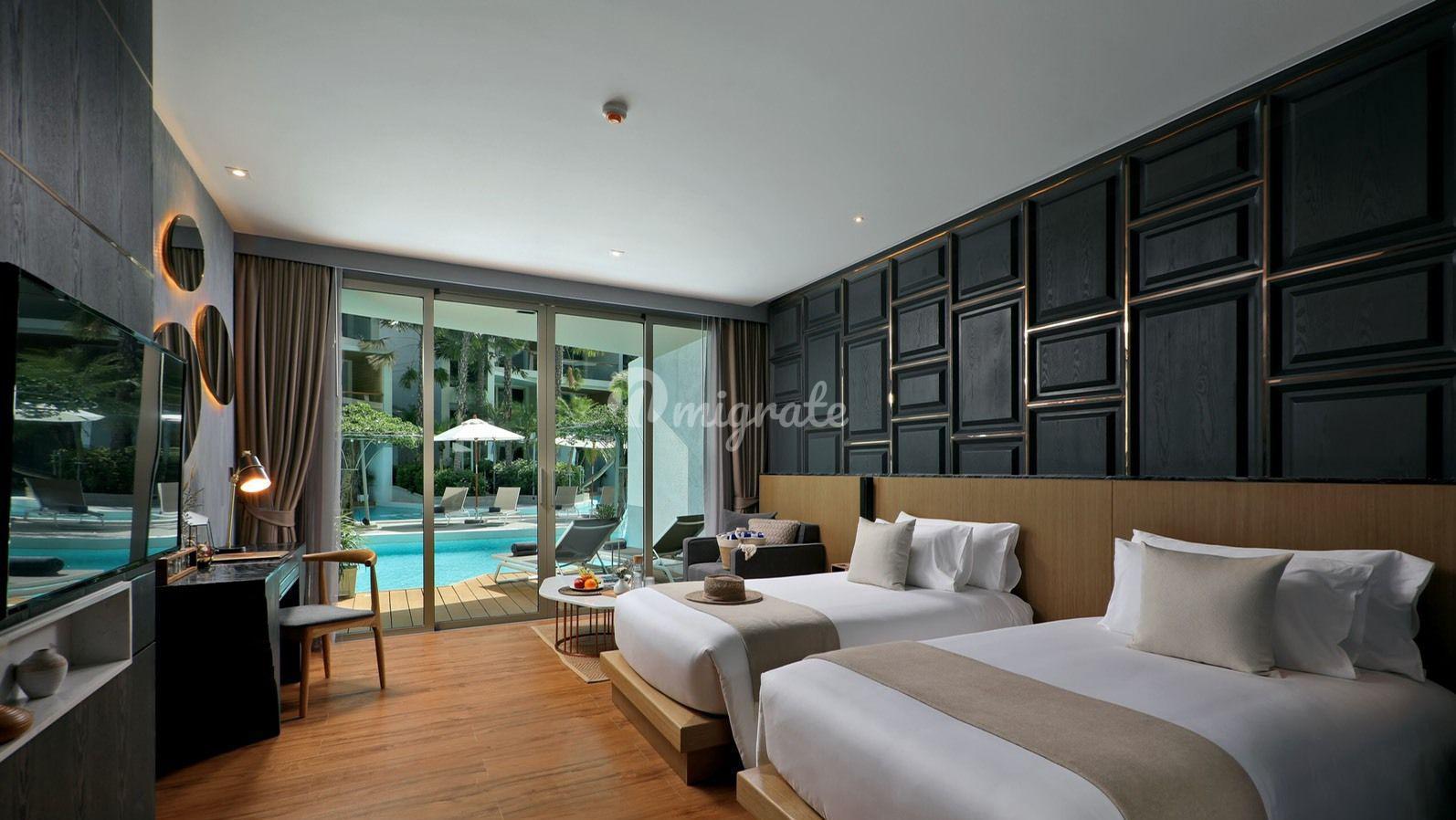 Студия Кондо на продажу в Wyndham Grand Naiharn Beach Phuket (Wyndham Grand Naiharn Beach Phuket)