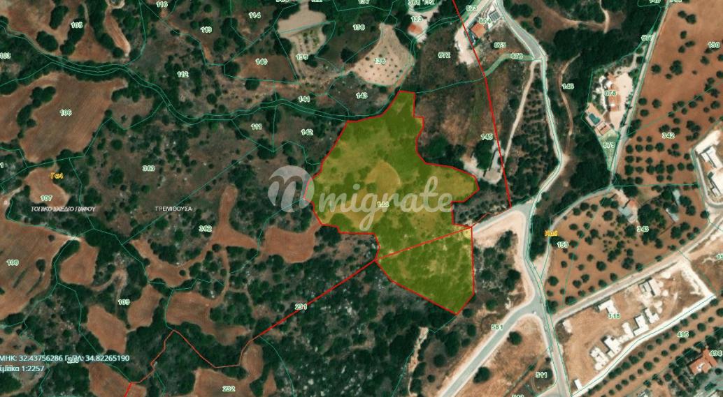 Земельный участок в Тремитусе, Пафос
 (Land in Tremithousa, Paphos)