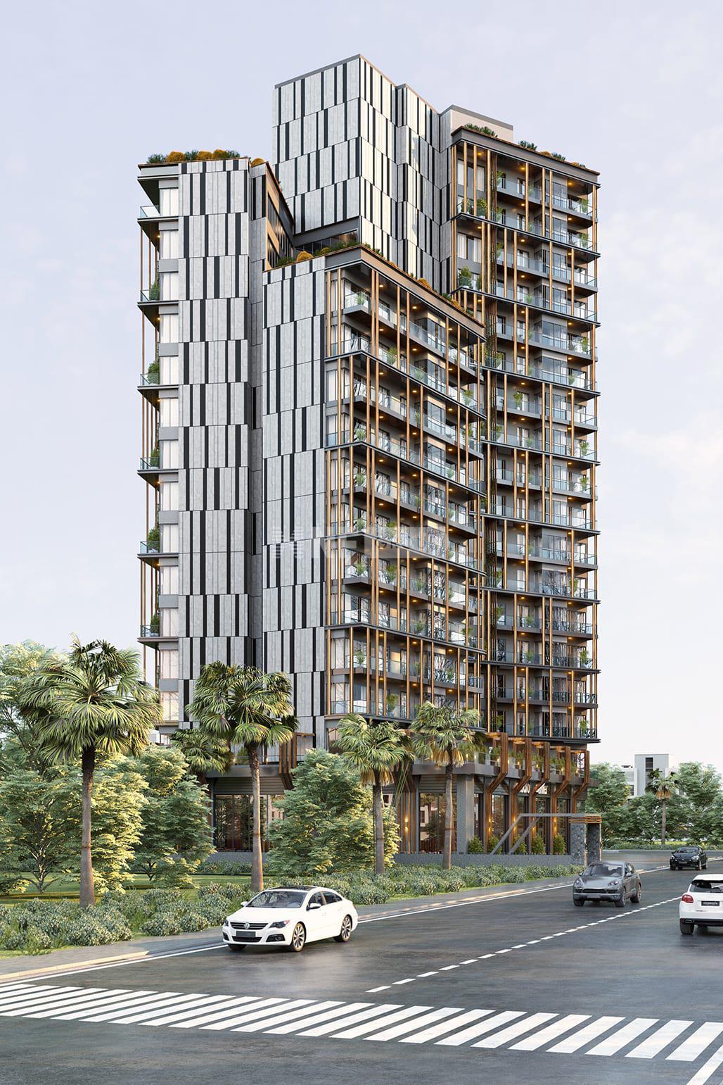 Современный жилой комплекс в активно развивающемся районе Измира (FOA Invest (Blu Residence))