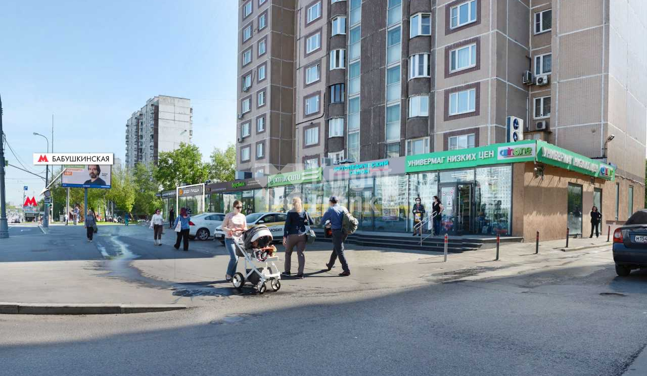 Торговое помещение 132.0 м² рядом с метро Бабушкинская, Енисейская улица, д.  22 к. 2 - продажа без посредников