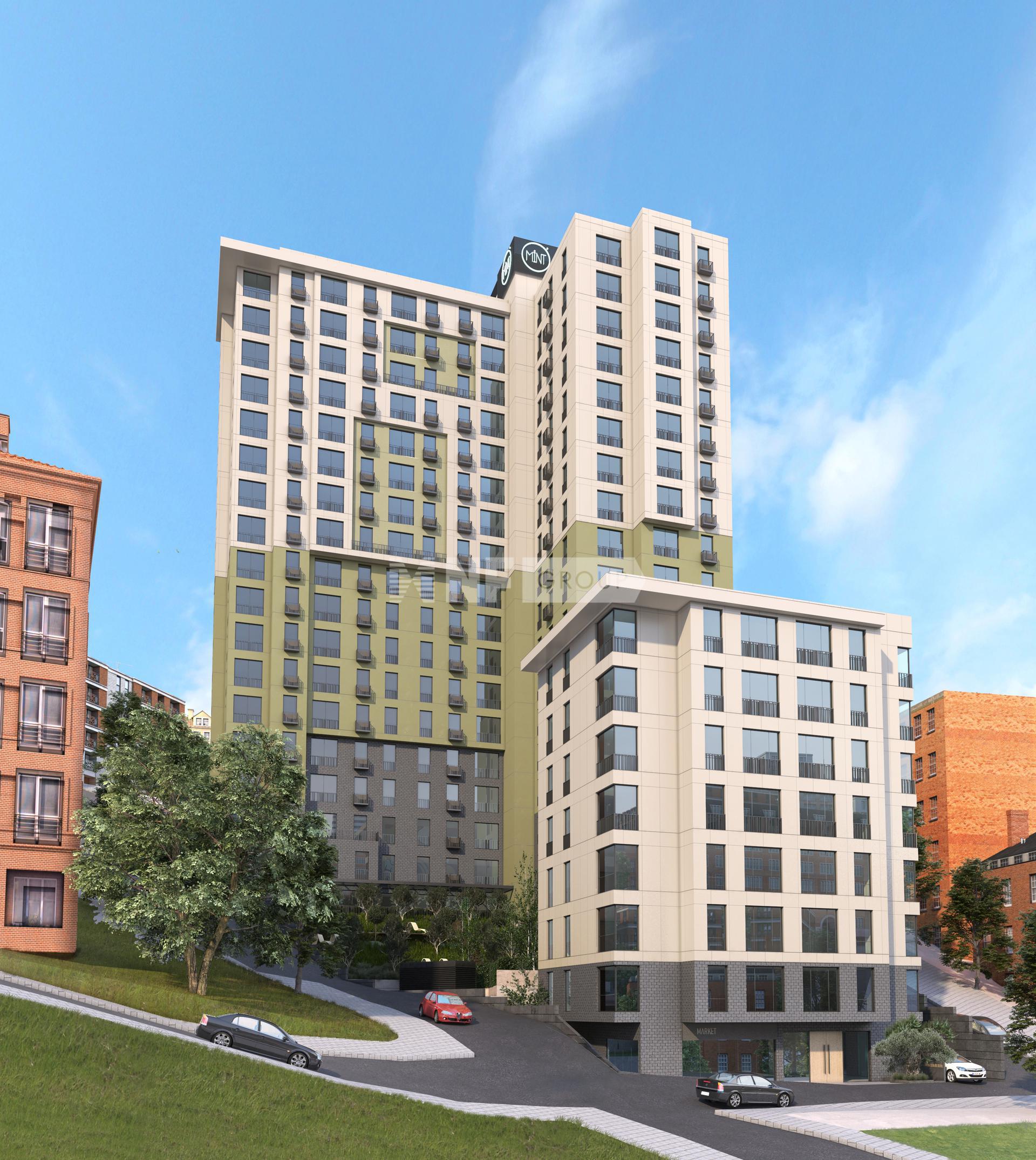 Жилой комплекс рядом с деловыми районами (MİNT LEVENT OLİVE_IST140 (Ailas Group))