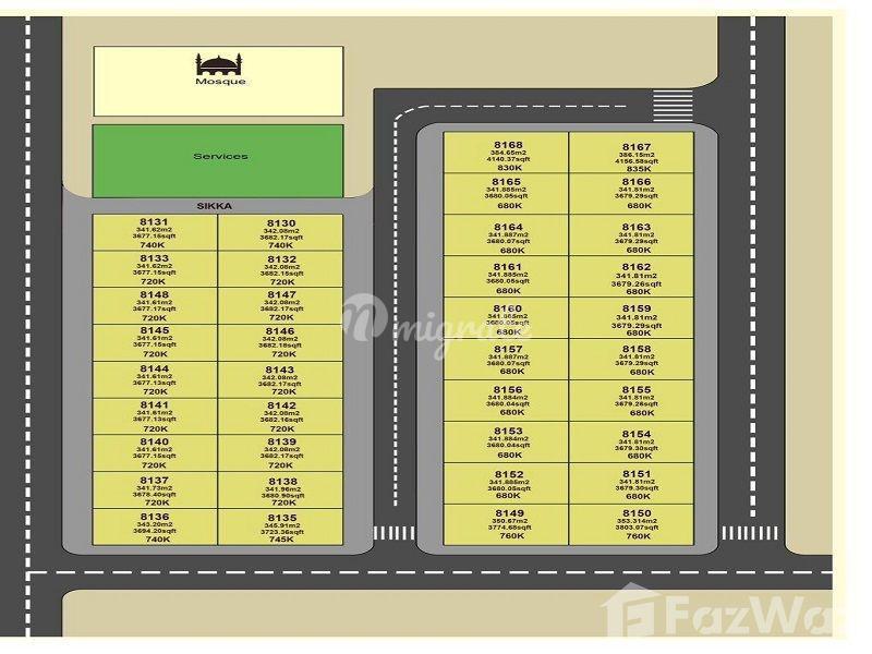 Земельный участок на продажу (Lands for sale in Al Zahia, freehold, including ownership fees)