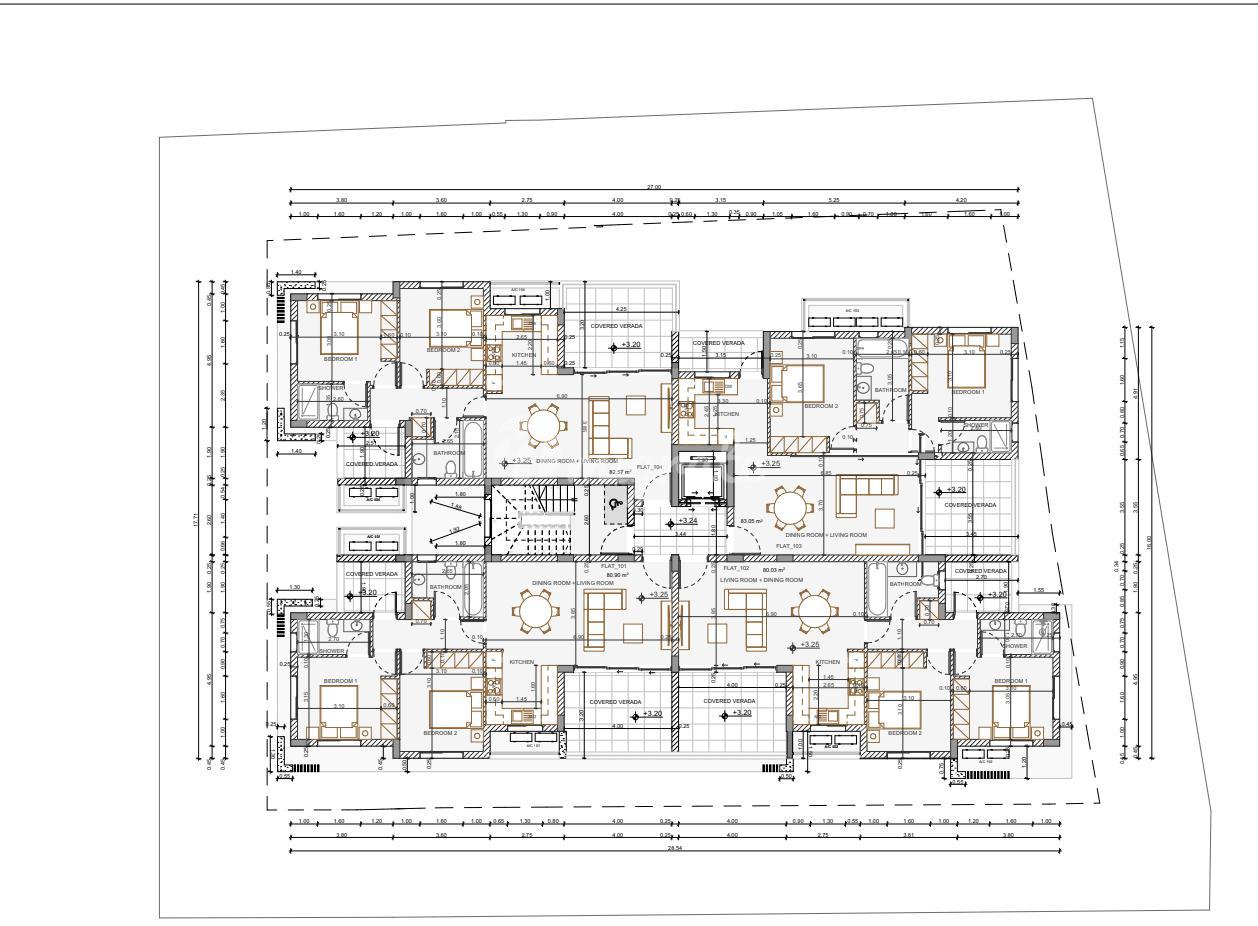 Квартира с 2 спальнями в Дросии, Ларнака
 (2 Bedroom Apartment in Drosia, Larnaca)