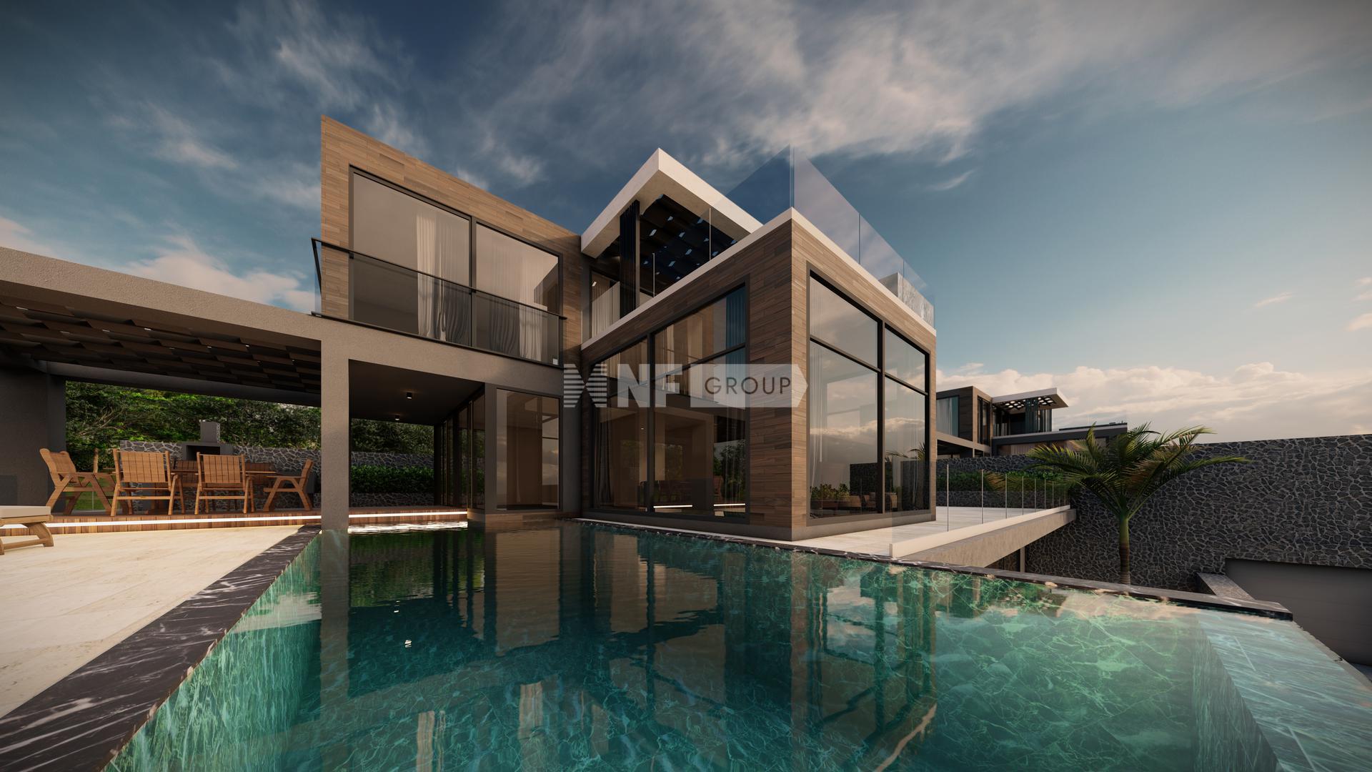 Престижный вилловый комплекс в живописном районе Антальи (Ailas - AN448)