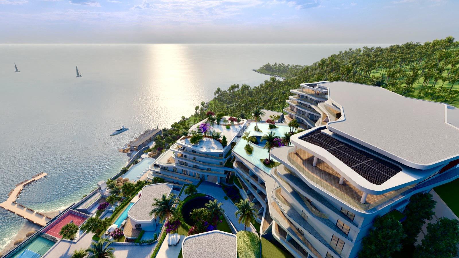 Комплекс апартаментов под отельным управлением в Бодруме (Seba Mare BO132 Ailas)