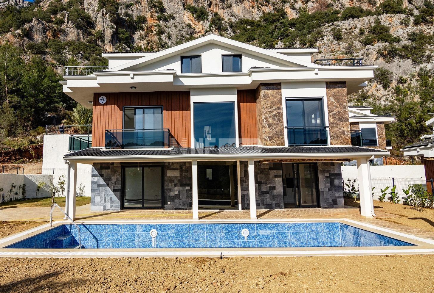 Вилла с видом на горы в Фетхие (Umut villa Gocek)