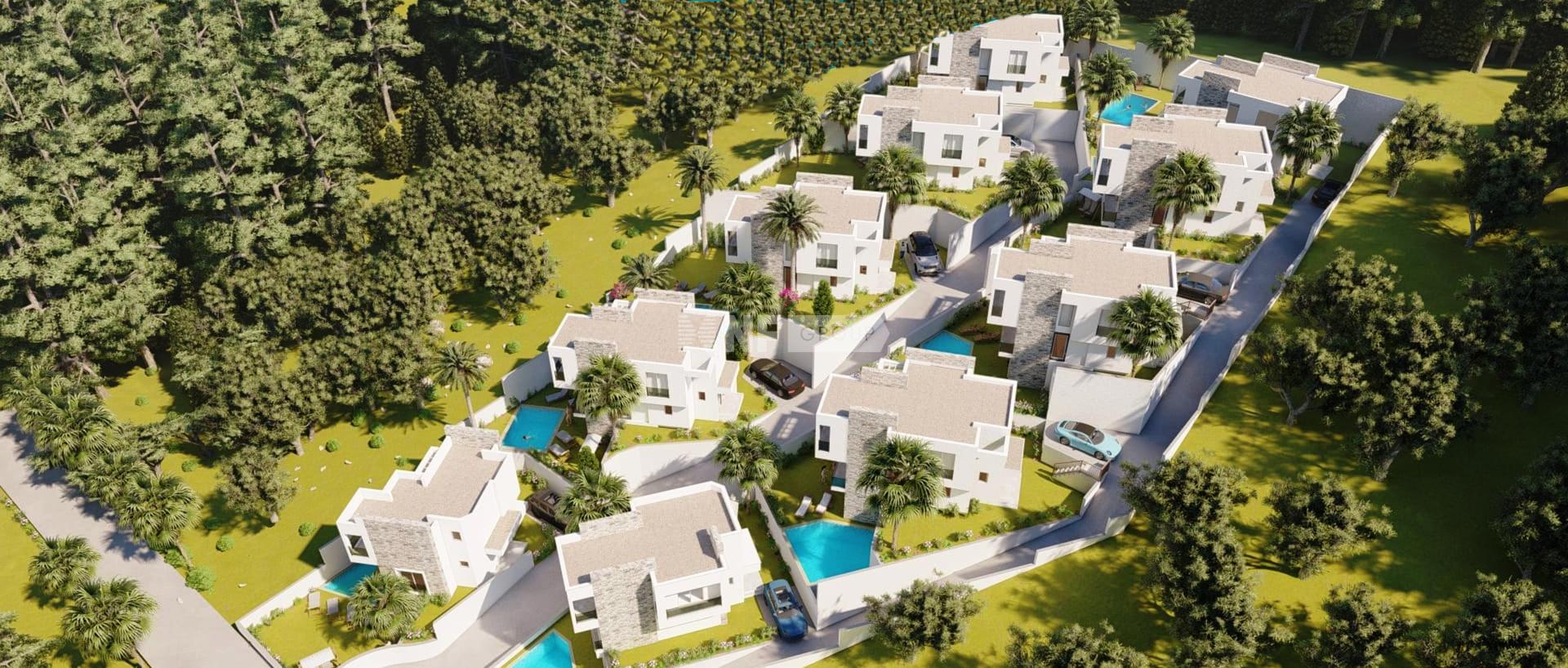 Трёхэтажные виллы в бутик-комплексе в Бодруме (Radbod villas (Linda))