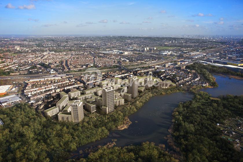 Апартаменты в жилом комплексе в 3 зоне Лондона (Hendon Waterside (Barratt))