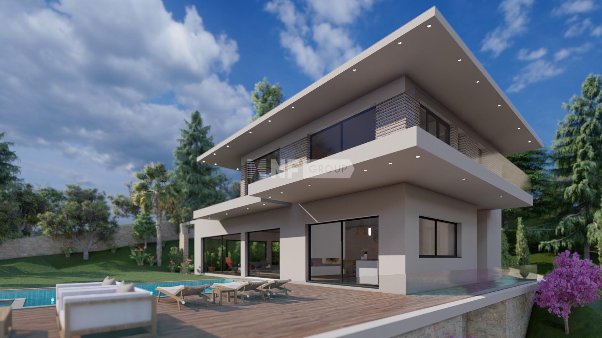 Современная вилла в Каннах (8151)