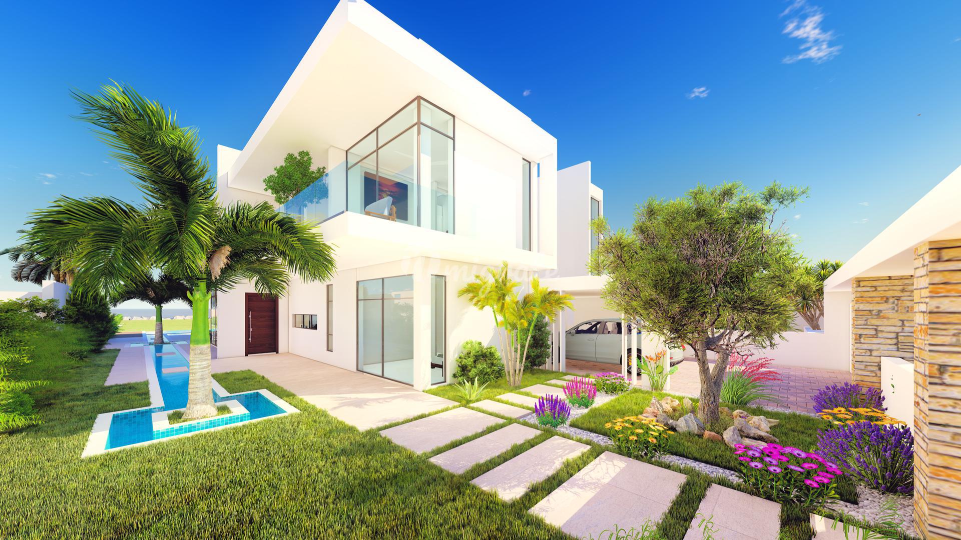 Современные виллы на песчаном пляже (Calma villas (Aristo))