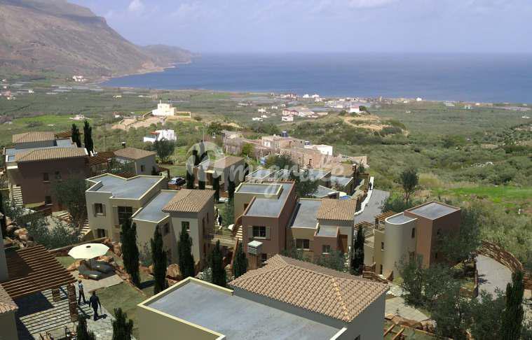 Вилла в новом комплексе недалеко от моря (Leptos Fournado Villas)