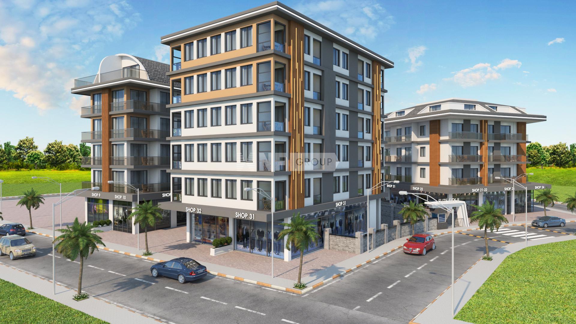 Элитный комплекс апартаментов в центре Аланьи (ELITE CITY 2)