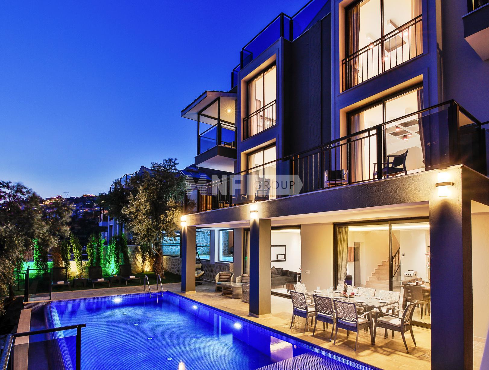 Роскошная вилла с видом на море в Калкане (BarTnagele Villa Kalkan Kas)