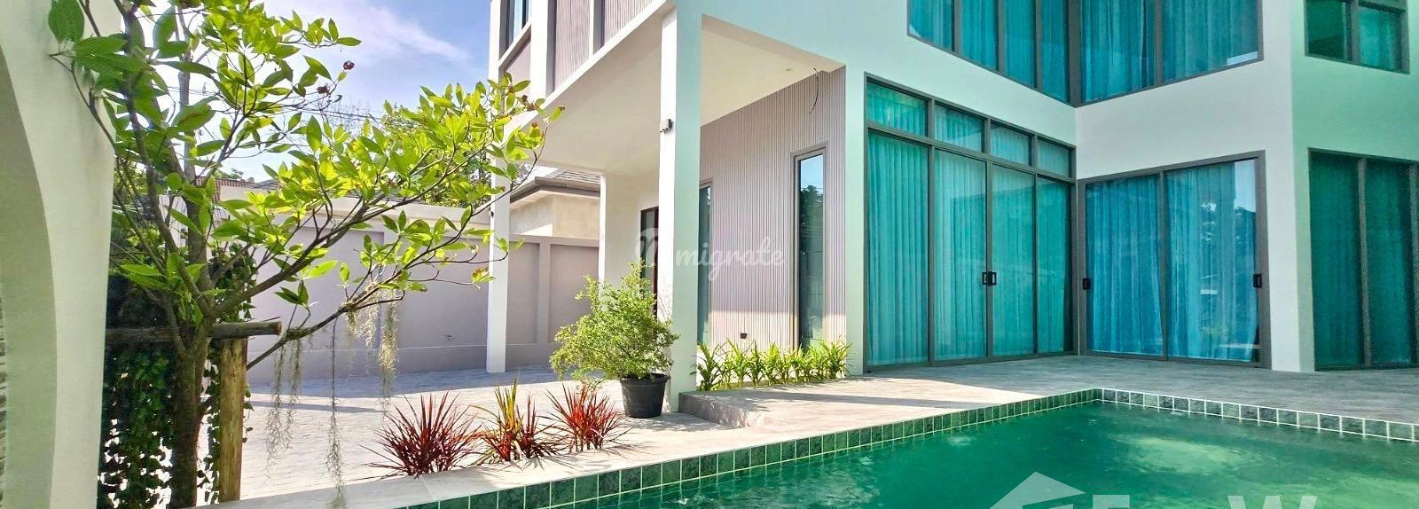 Modern Pool Villa 3 Bedrooms 4 Bathooms in Saiyuan Rawai