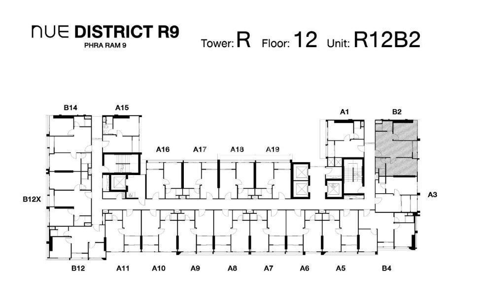 2 спален Кондо на продажу в Nue District R9 (Nue District R9)