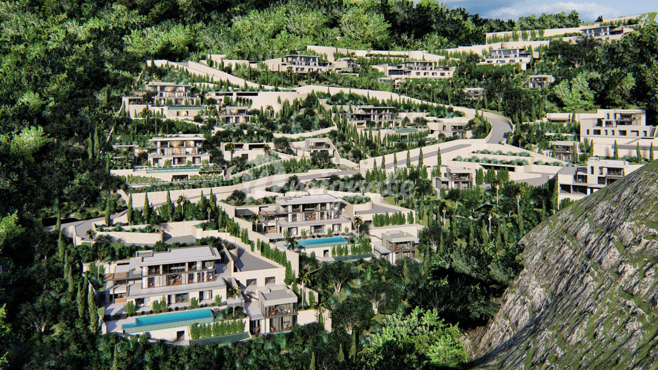 Комплекс вилл с видом на море в Ялыкаваке (Sandima Villas Yalikavak Bodrum (G-063))