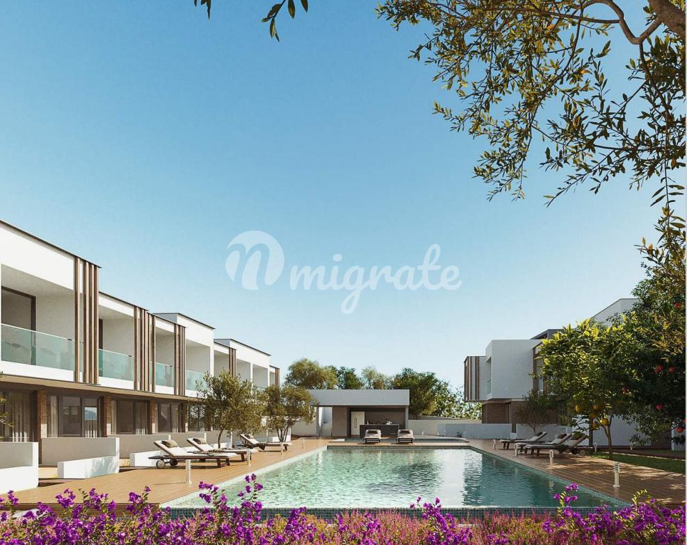 Комплекс таунхаусов с бассейном и садом в пригороде Пафоса (OAK Gardens (Domenica group))