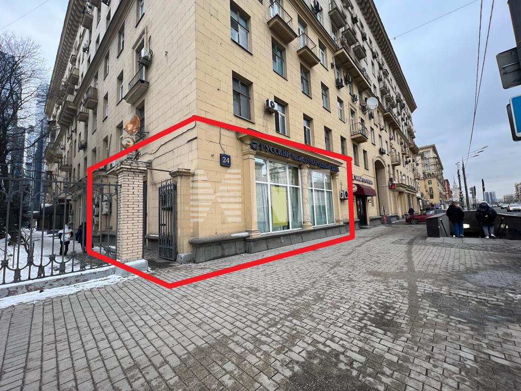 Торговое помещение 379.4 м² рядом с метро Киевская, Кутузовский пр-кт, д. 24  - продажа без посредников