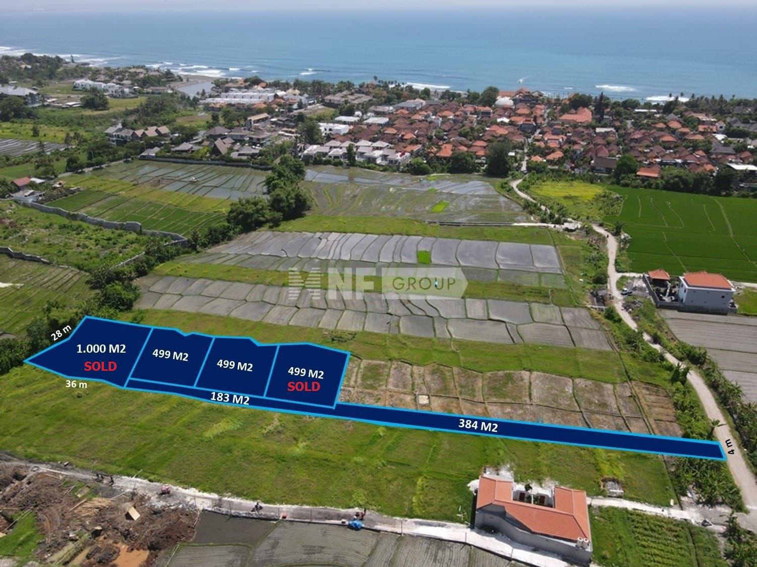 Cemagi Land with Ricefield Views Close to the Beach