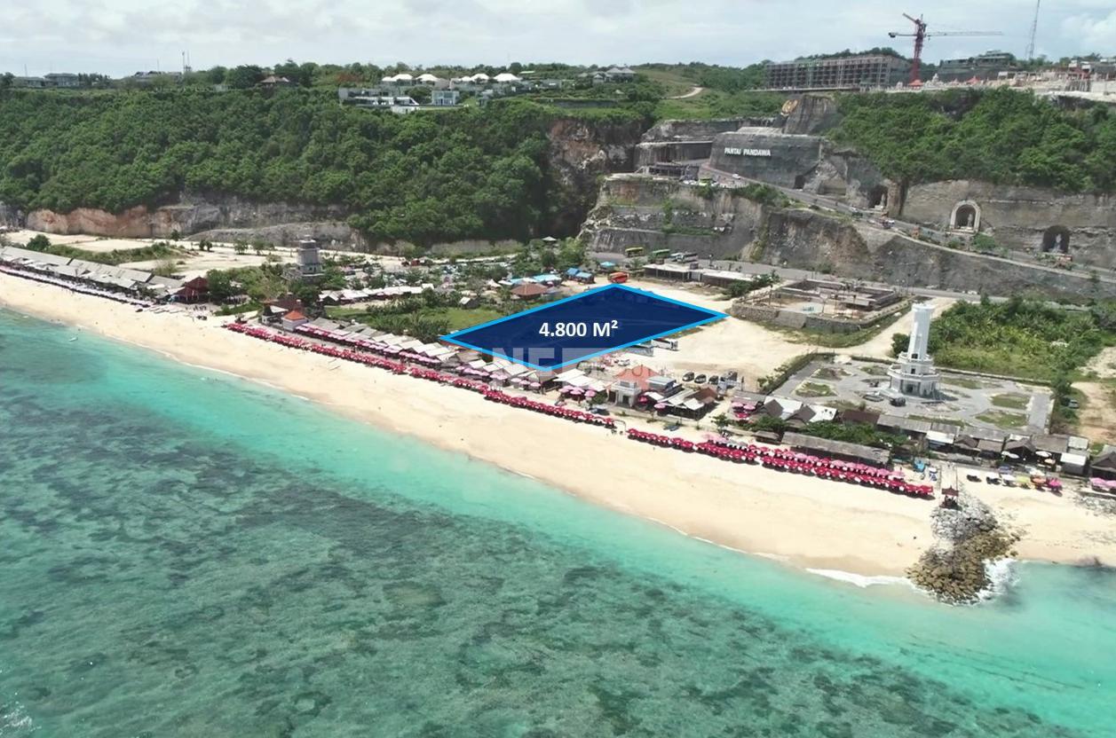 Beachfront land on Pandawa Beach