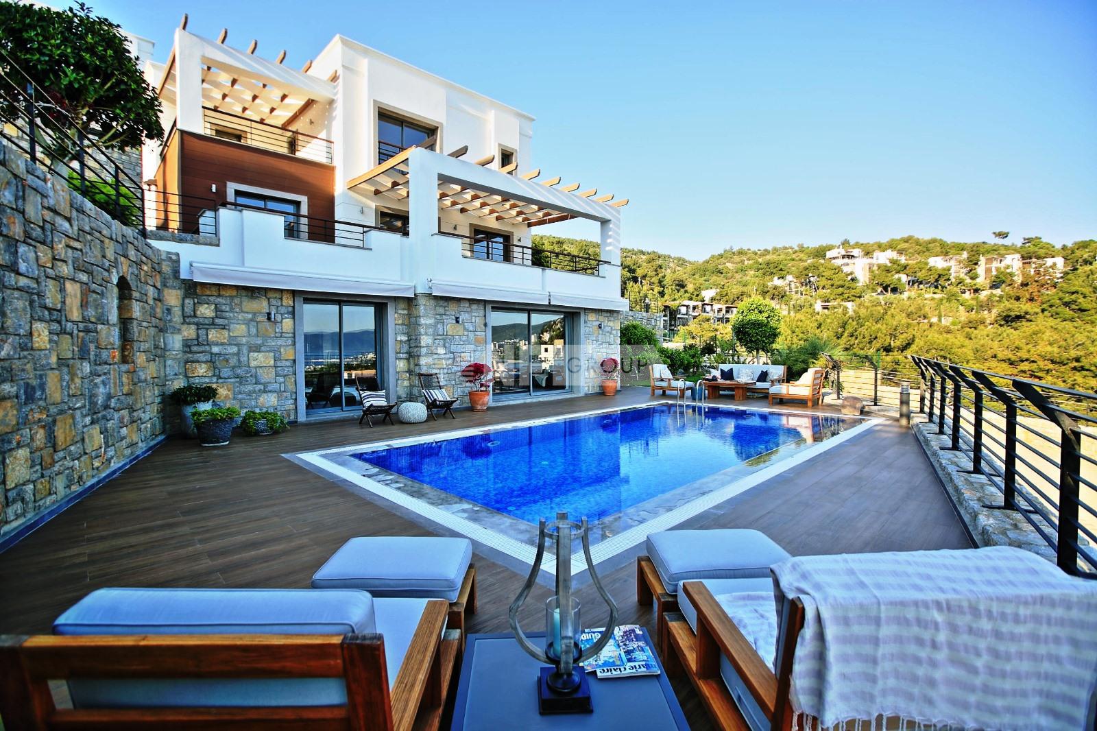 Премиальные виллы с панорамным видом в Бодруме (Bodrum Panorama Villas BOD-004)