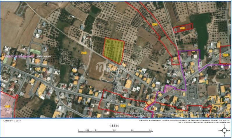 Земельный участок в Атьену, Ларнака
 (Land in Athienou, Larnaca)